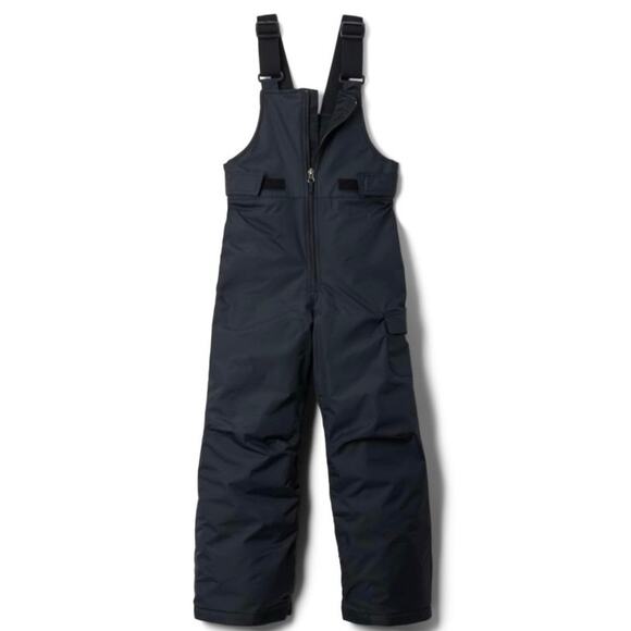 NEW Columbia Snowslope III Kids Ski Bib Black Waterproof Insulated Snow Pants SM